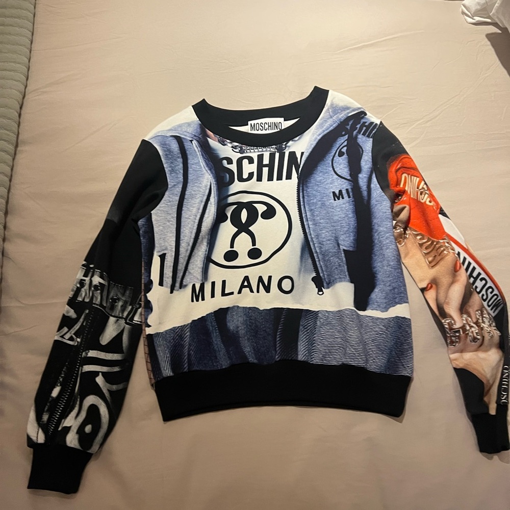 Moschino Graphic Crewneck Sweater